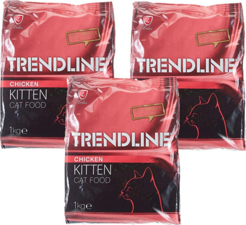 Tavuklu Yavru Kedi Maması 1 Kg 3 Adet