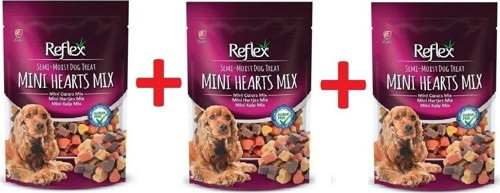 Semi Moist Mini Hearts 150 Gr X 3 Adet