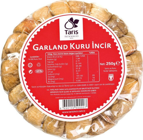 Garland Selefon 250 Gr Kuru Incir