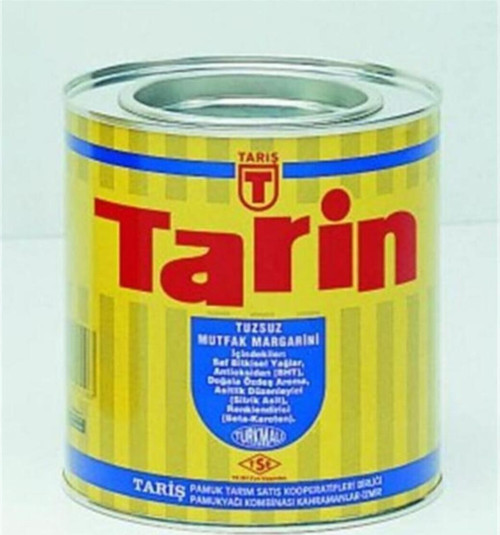 Tarin 2 Kg Tereyağ Aromalı Bitkisel Susuz Margarin