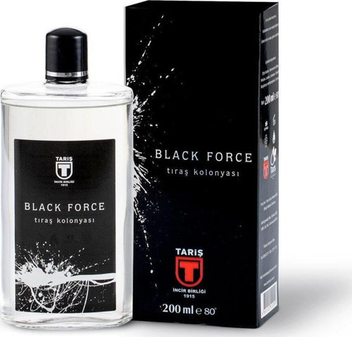Traş Kolonyası Black Force 200 Ml Cam Şişe
