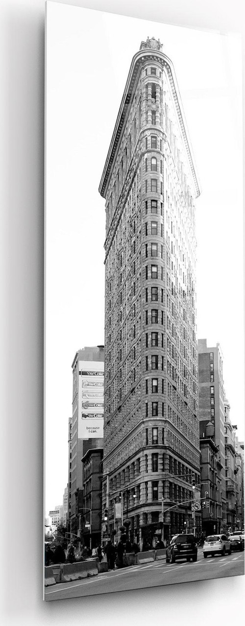 Flatiron Panoramik Cam Tablo | Hediyelik, Dekoratif, Ofis, Mutfak
