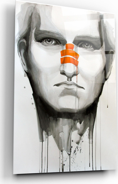 Portre Cam Tablo | Hediyelik, Dekoratif, Ofis, Mutfak