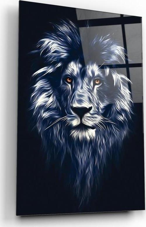 Aslan Cam Tablo | Hediyelik, Dekoratif, Ofis, Mutfak 