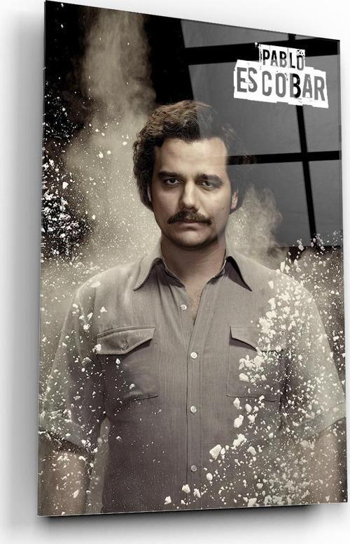 Pablo Escobar Narcos Cam Tablo | Hediyelik, Dekoratif, Ofis, Mutfak 