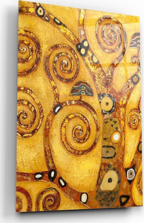 Gustave Klimt Cam Tablo | Hediyelik, Dekoratif, Ofis, Mutfak