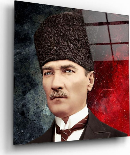 Atatürk Cam Tablo | Hediyelik, Dekoratif, Ofis, Mutfak