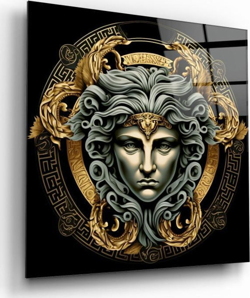 Medusa Cam Tablo | Hediyelik, Dekoratif, Ofis, Mutfak
