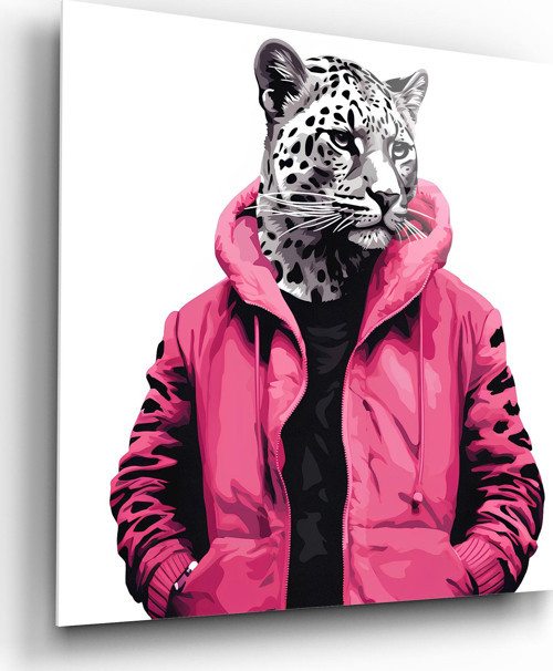 Leopar Cam Tablo | Hediyelik, Dekoratif, Ofis, Mutfak