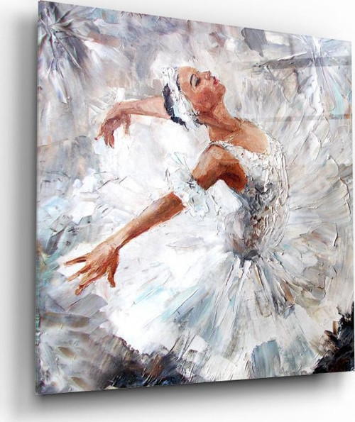 Balerin Cam Tablo | Hediyelik, Dekoratif, Ofis, Mutfak