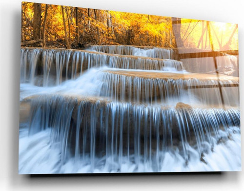 Şelale Cam Tablo | Hediyelik, Dekoratif, Ofis, Mutfak