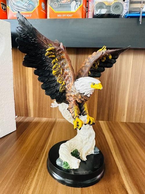 El Yapımı Kartal Hediyelik Biblo Özel Tasarım Dekorasyon Biblo