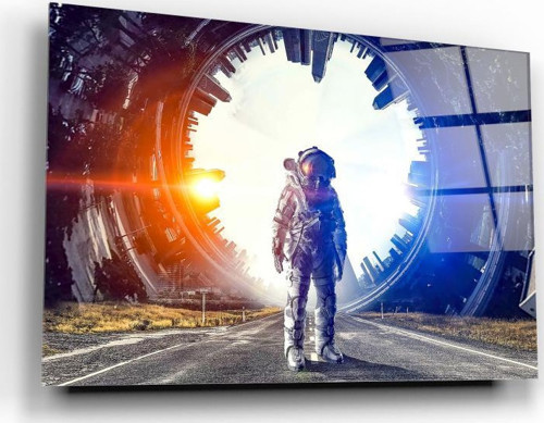 Astronot Cam Tablo | Hediyelik, Dekoratif, Ofis, Mutfak
