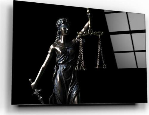 Themis Heykeli Cam Tablo | Hediyelik, Dekoratif, Ofis, Mutfak 