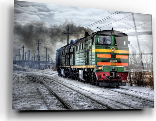 Tren Cam Tablo | Hediyelik, Dekoratif, Ofis, Mutfak