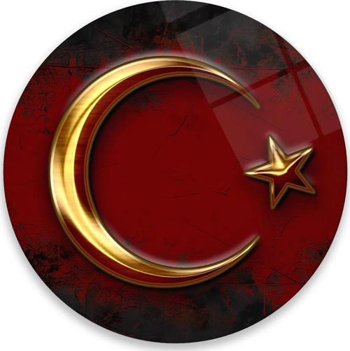 Bayrak Cam Tablo | Hediyelik, Dekoratif, Ofis, Mutfak 