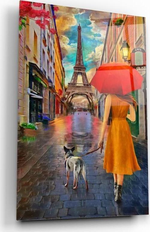 Paris Cam Tablo | Hediyelik, Dekoratif, Ofis, Mutfak 