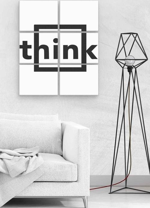 Think 6 Parça Ahşap Mdf Tablo Nhl8148