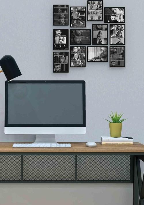 Poyraz Karayel 12 Parça Mdf (ahşap) Tablo Ofis Boyu 
