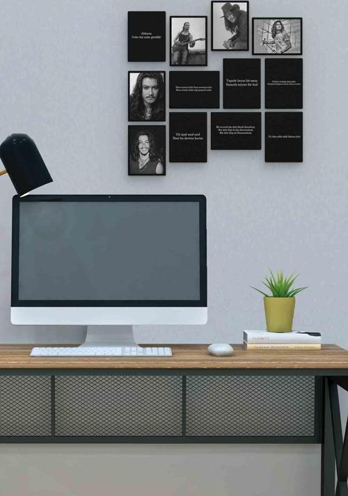 Barış Akarsu 12 Parça Mdf (ahşap) Tablo Ofis Boyu 