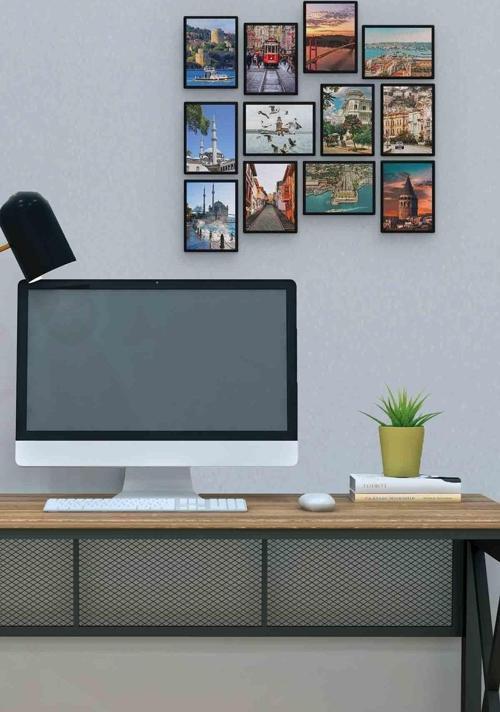 Istanbul 12 Parça Mdf (ahşap) Tablo Ofis Boyu 