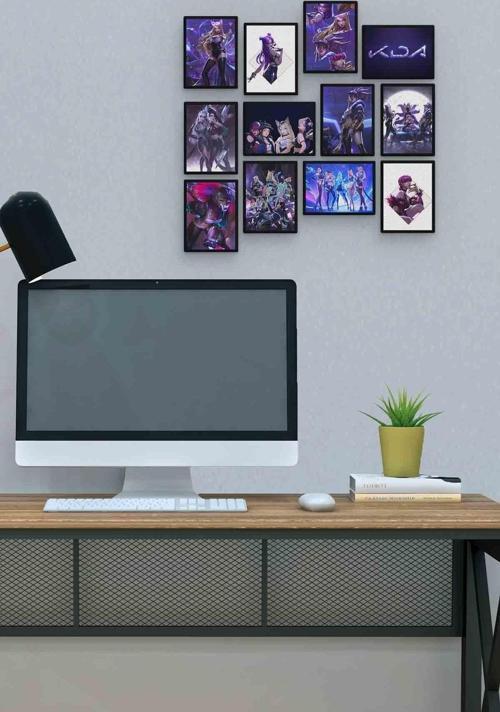 Kda 12 Parça Mdf (ahşap) Tablo Ofis Boyu 