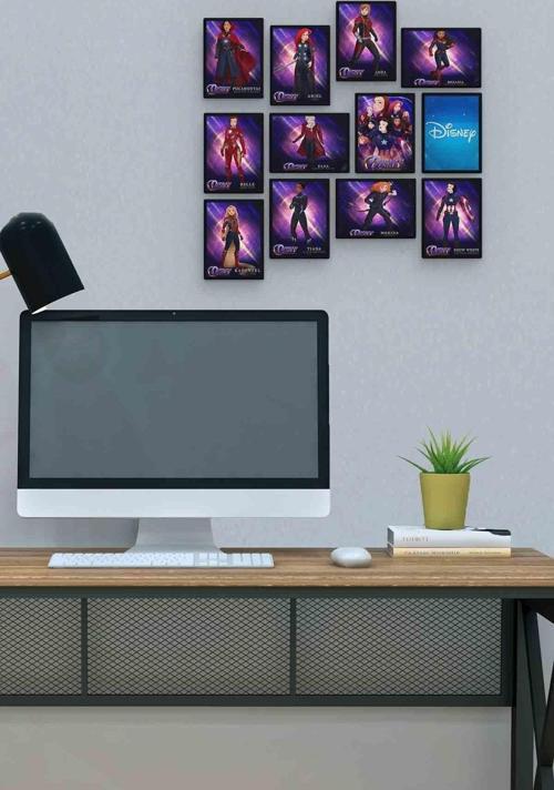 Prenses 12 Parça Mdf (ahşap) Tablo Ofis Boyu 
