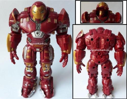 Demir Adam Hulk Buster Kırılmaz Oyuncak Figür Ironman Kaskı Açılır Işıklı Ironman