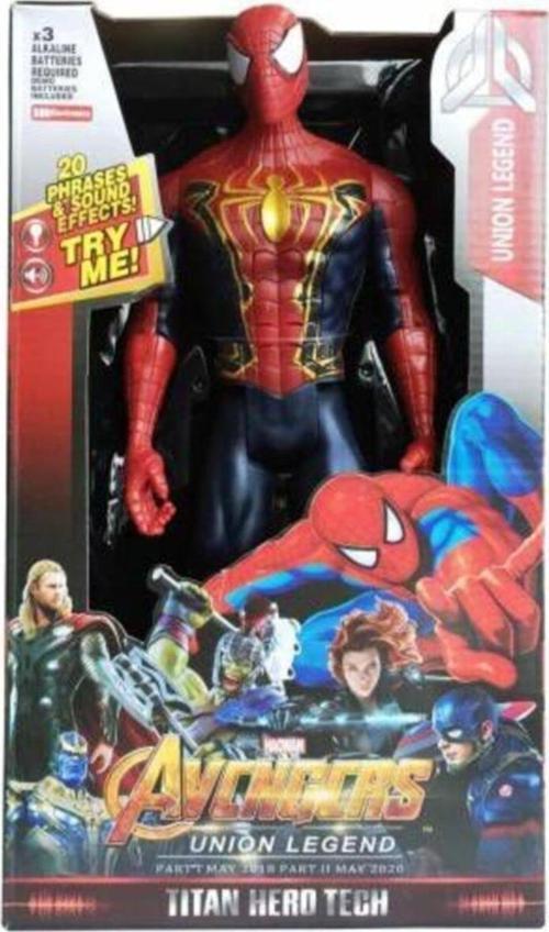 Örümcek Adam Spiderman Oyuncak Karakter Figür Sesli Işıklı 30 Cm