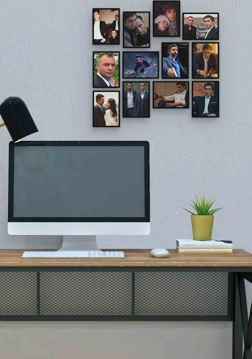 Polat Alemdar 12 Parça Mdf (ahşap) Tablo Ofis Boyu 