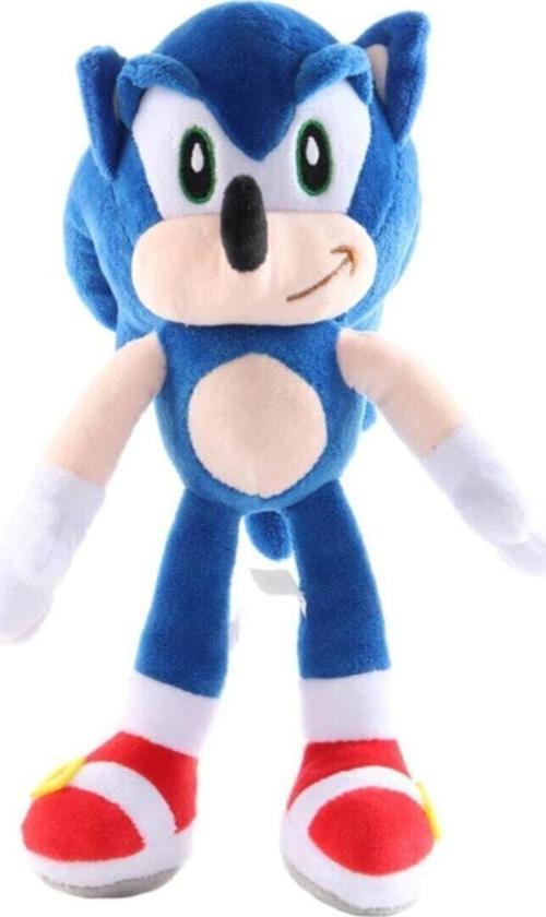 Mavi Sonic Boom Arkadaşları Büyük Boy Kirpi Sonic Figür Peluş Oyuncak Es66088