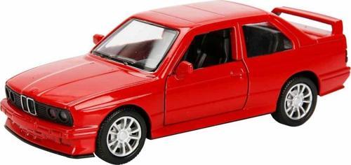 Bmw E30 Kırmızı Metal Çek Bırak Işıklı Sesli  Diest Car 1:36 Ölçek Oyuncak