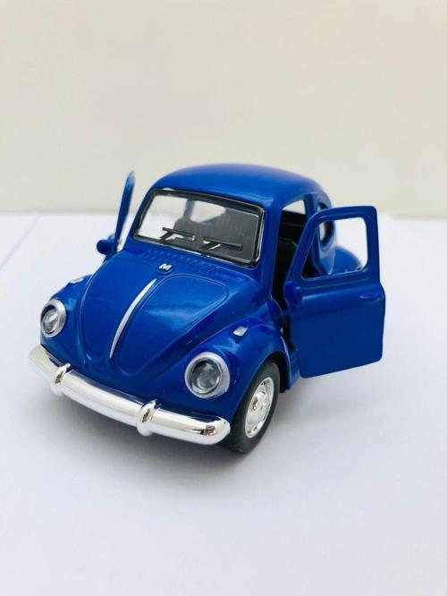 Çek Bırak Metal Beetle Vosvos Nostaljik Araba 12 Cm Koleksiyonluk Diecast Açılır Kapılı