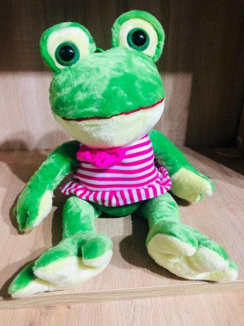 Kurbağa 48 Cm Dişi Peluş Kurbağa