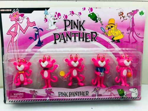 Pembe Panter 5’Li Figür Set Pink Panther Yeni Model Pink Panter Figür Set