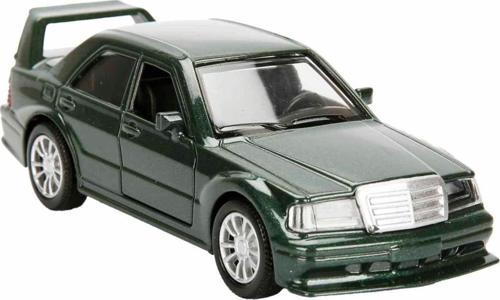 Mercedes Benz 190E Evo Yeşil Metalik Metal Çek Bırak Işıklı Sesli  Diest Car 1:36 Ölçek Oyuncak