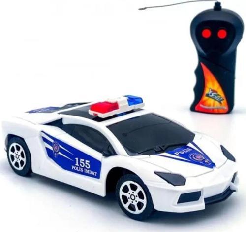 Polis Arabası Çift Fonksiyon Pars Uzaktan Kumandalı Polis Arabası 17X8 Cm 27Mhz 1:24 Ölçü Kumandalı