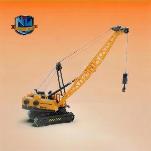Metal Kule Vinç 1:55 Ölçek İnşaat Makinası İş İpli Sarılır Makaralı Paletli Kurtarıcı Oyuncak