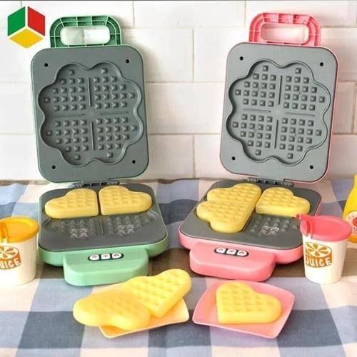 Renk Değiştiren Oyuncak 8 Parça Waffle Makinası Işıklı Ve Sesli
