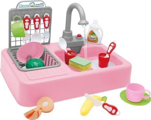 Modern Gerçekçi Lavabo Seti Pembe