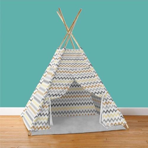 Ahşap Zigzag Oyun Çadırı