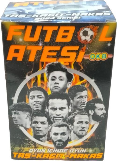 Futbol Ateşi Taş Kağıt Makas Futbolcu Kartları 2'Li Kartlar 200 Adet Futbolcu Kartı Kutulu