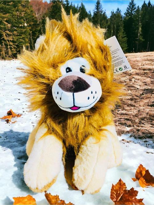 Aslan Peluş Oturan 35 Cm Sevimli Aslan Peluş Oyuncak