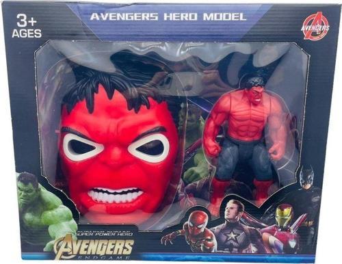 Hulk Maske Ve Işıklı Karekter Hulk