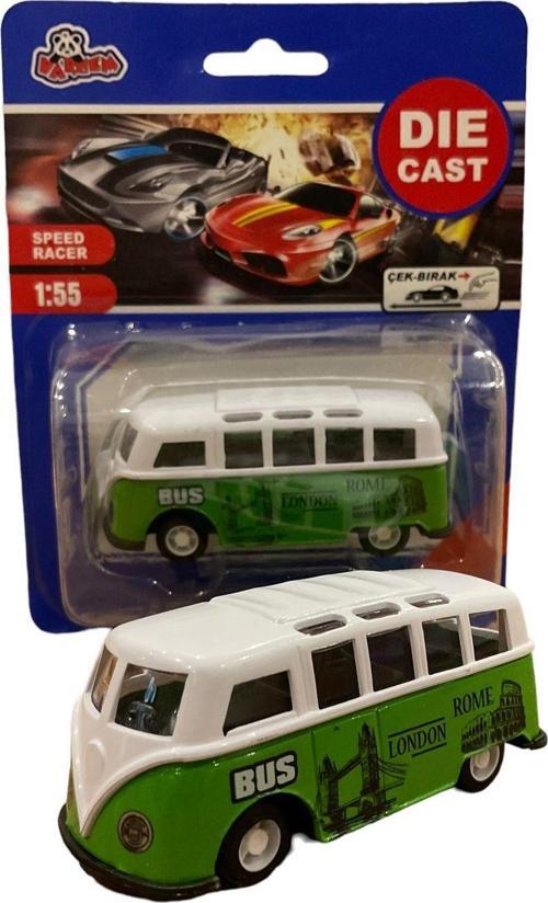 Çek Bırak Metal Minibüs Oyuncak Araba