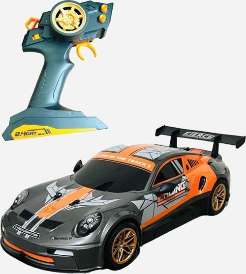 Dev Boy Kumandalı Işıklı Drift Atan Hızlı Yarış Arabası 1:10 Ölçek