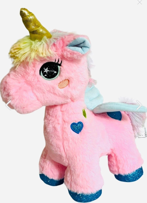 Peluş Kanatlı Ve Boynuzlu At Pony Unicorn 35 Cm