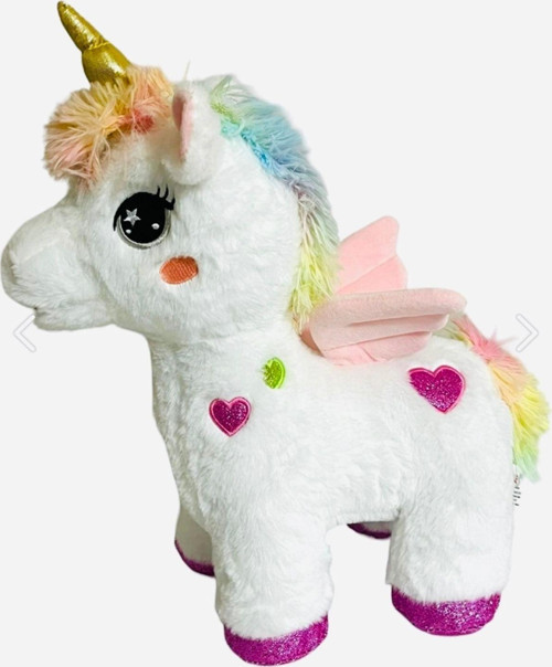 Peluş Kanatlı Ve Boynuzlu At Pony Unicorn 35 Cm