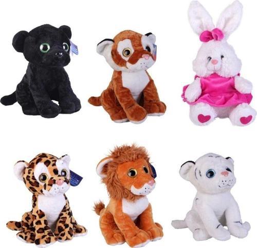 Peluş Halley Iri Gözlü Yaban Hayvanlar 35 Cm