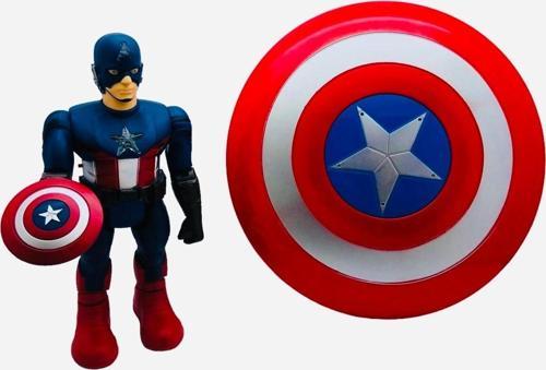 Kaptan America Kalkan Sesli,Işıklı Ve Kaptan America Sesli,Işıklı Ve Hareket Edebilen Figür
